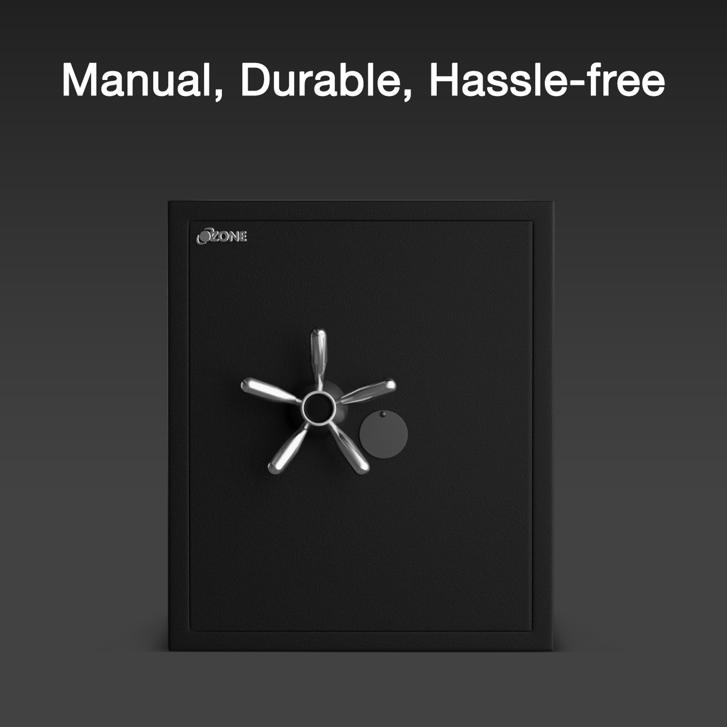 Ozone 40 Litres Manual Safe Locker for Home & Office – Manual Lock, 1-Way Unlocking (Manual Key), Size: 420H x 350W x 360D mm, Weight: 20kg, 2-Year Warranty - Ozone Group