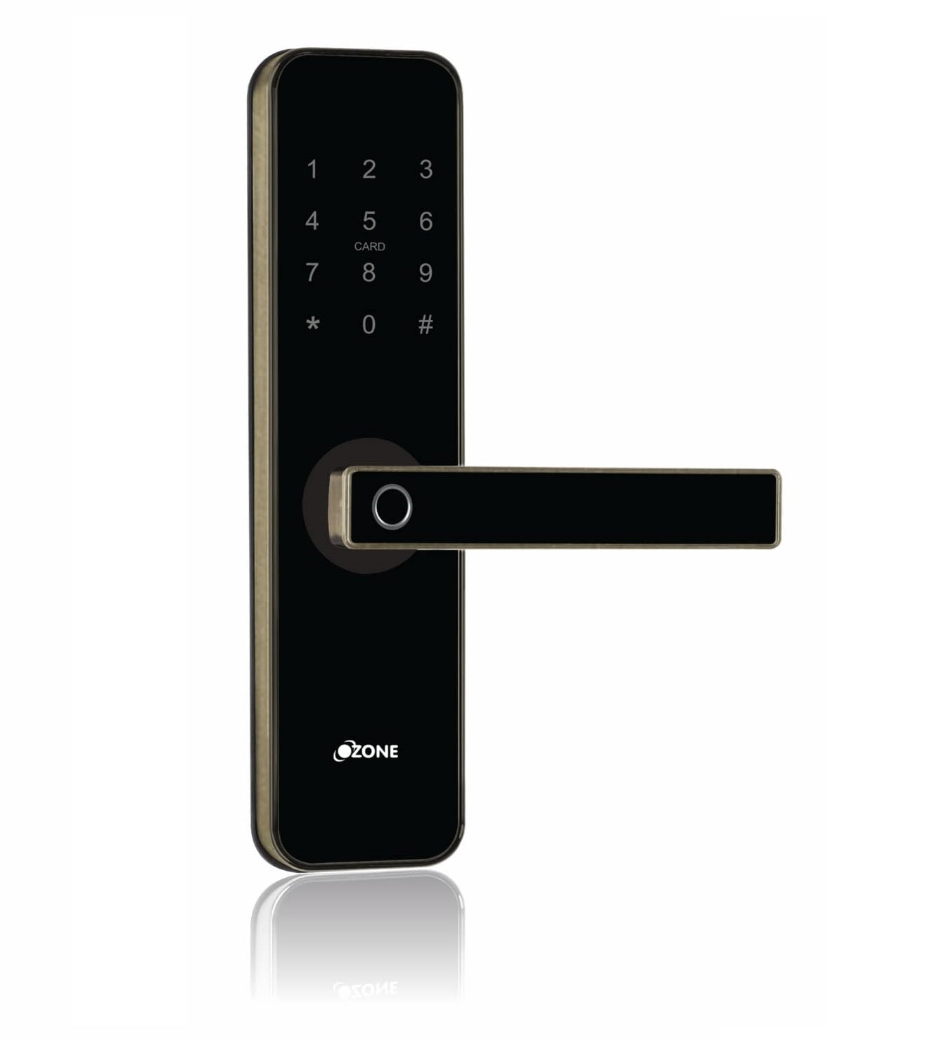 Ozone Morphy M Smart Door Lock with 3-way access | Door Thickness: 35-100 mm (Satin Chrome) - Ozone Group