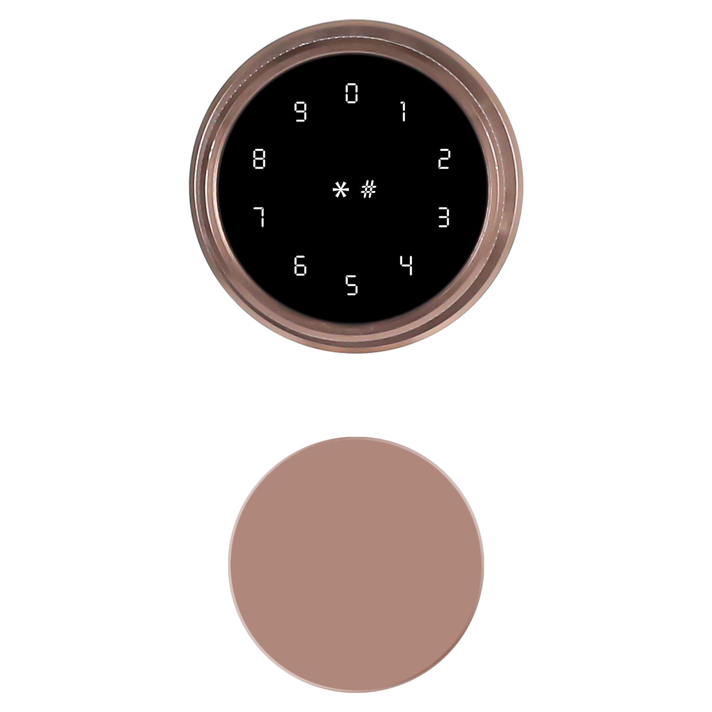 Ozone Oracle Bluetooth Smart Door Lock with Rose Plate with 4-way access | Door Thickness: 35-65 mm - Ozone Group