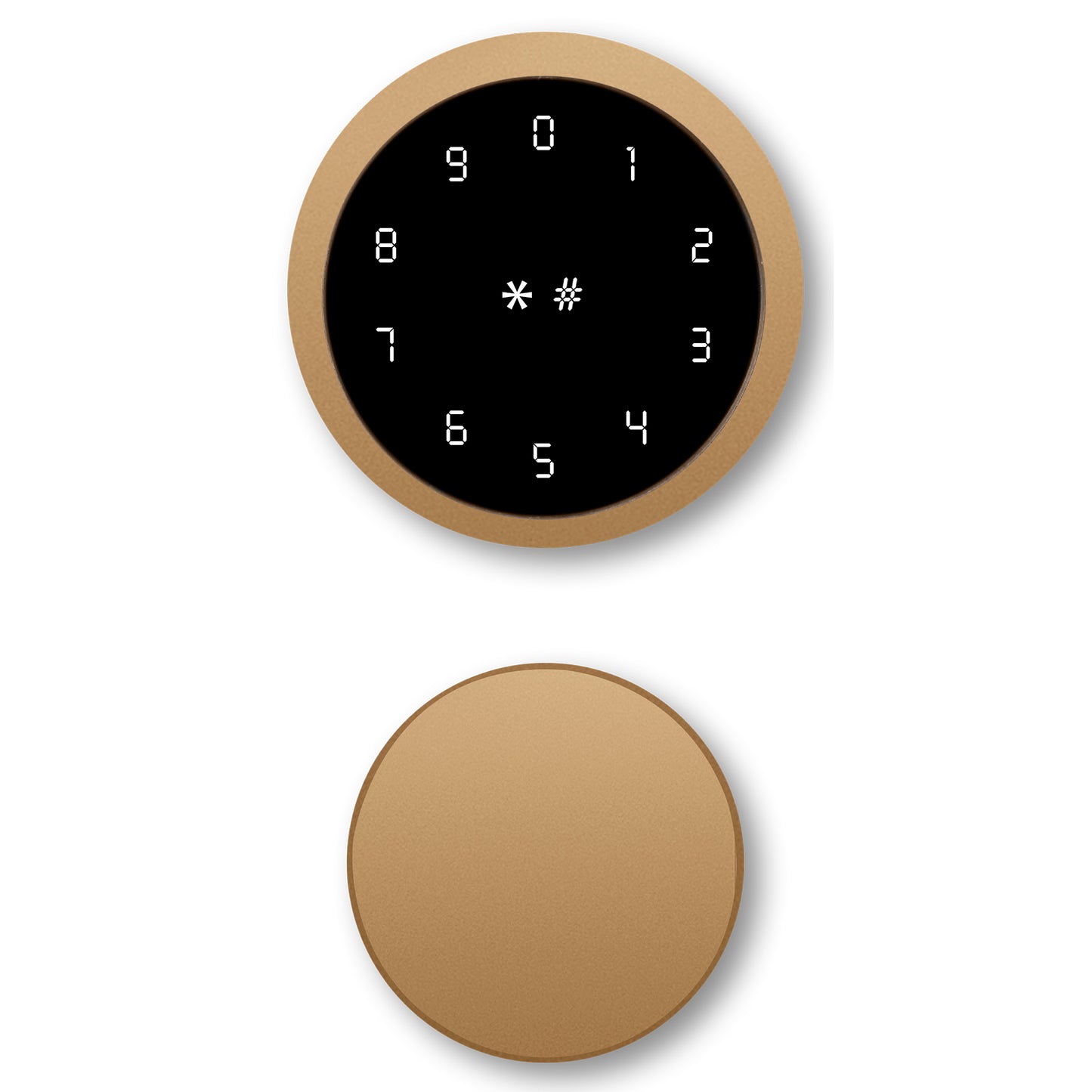 Ozone Oracle Bluetooth Smart Door Lock with Rose Plate with 4-way access | Door Thickness: 35-65 mm - Ozone Group