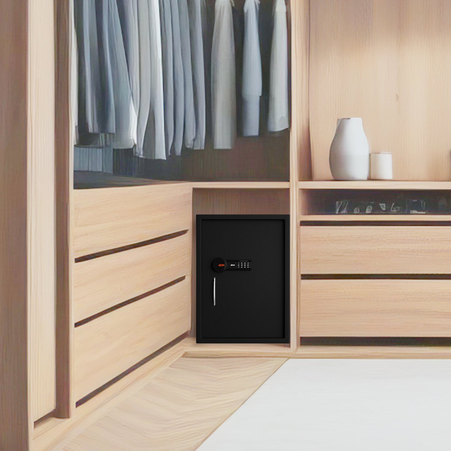 Ozone 95.4 Litres Digital Safe Locker for Home & Office – Digital Lock, 1-Way Unlocking (Password), Size: 650H x 440W x 405D mm, Weight: 34.7kg, 2-Year Warranty - Ozone Group