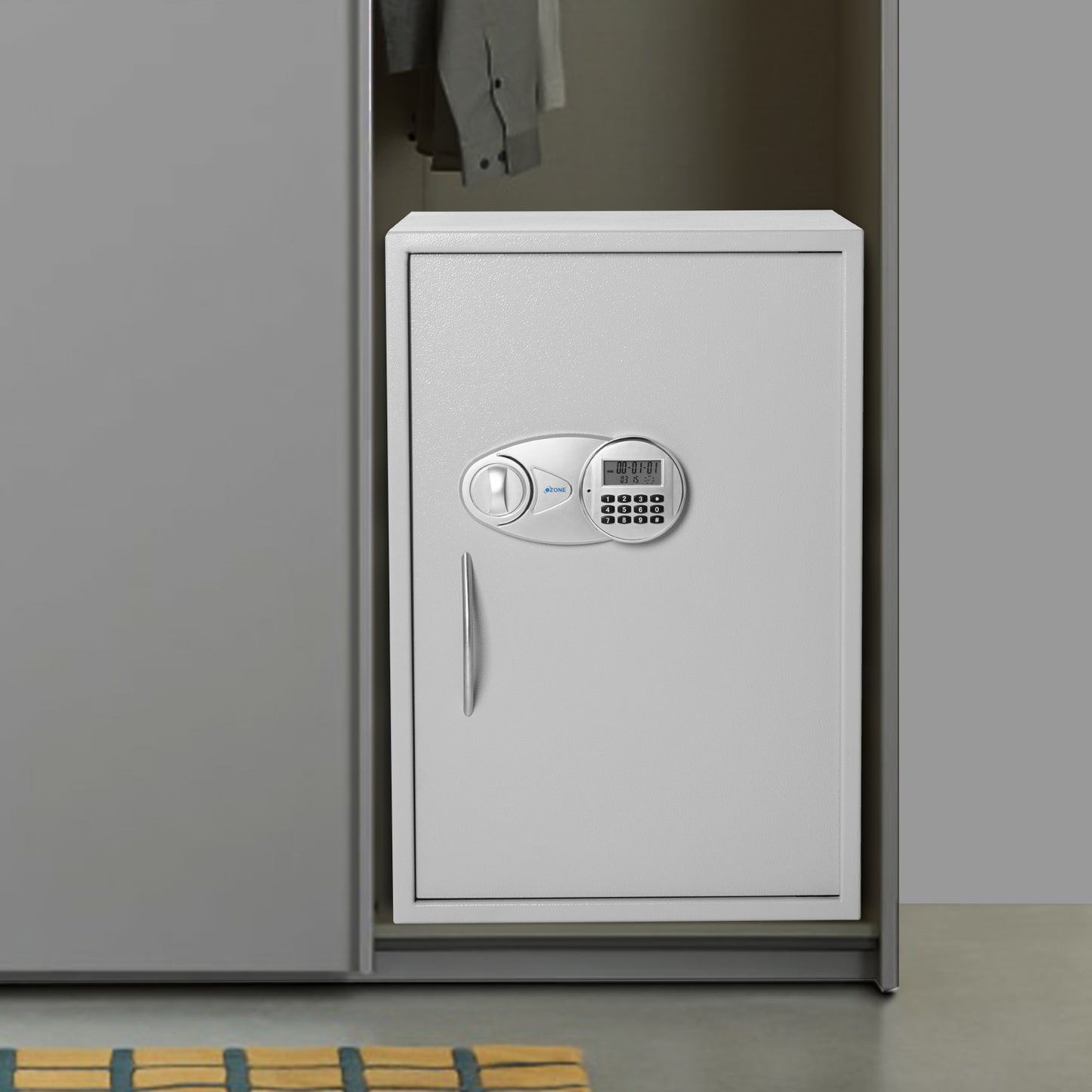 Ozone 95.4 Litres Digital Safe Locker for Home & Office – Digital Lock, 1-Way Unlocking (Password), Size: 650H x 440W x 405D mm, Weight: 34.7kg, 2-Year Warranty - Ozone Group
