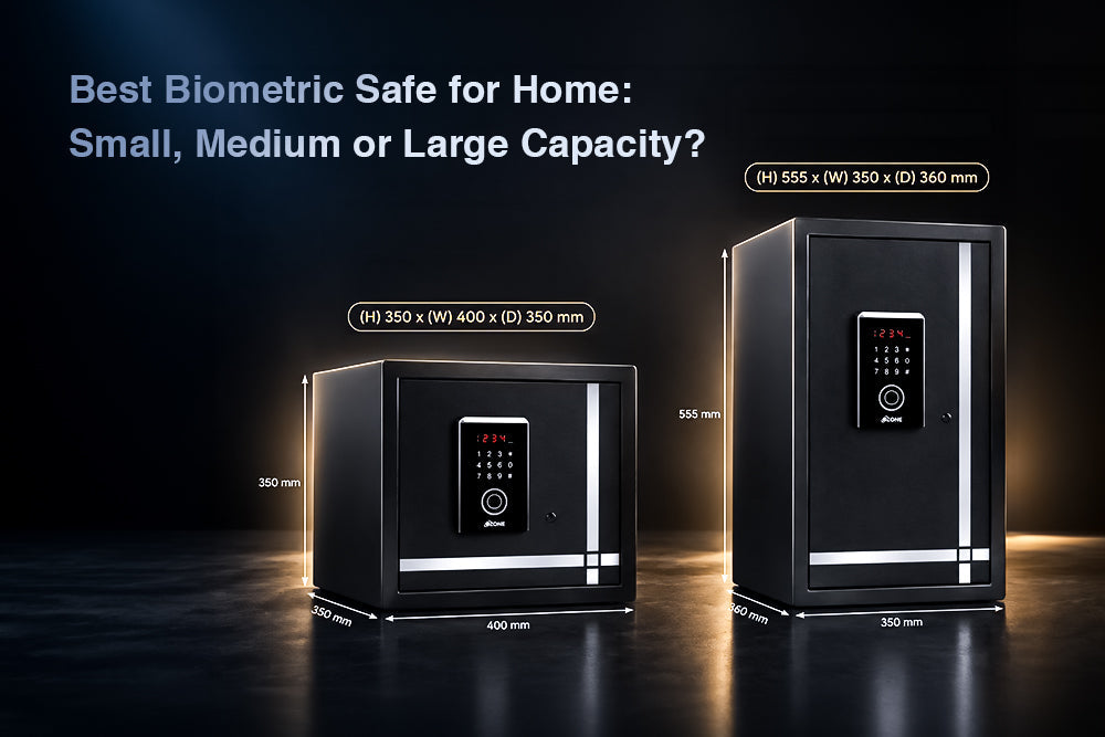 Best Biometric Safe for Home: Small, Medium or Large Capacity?