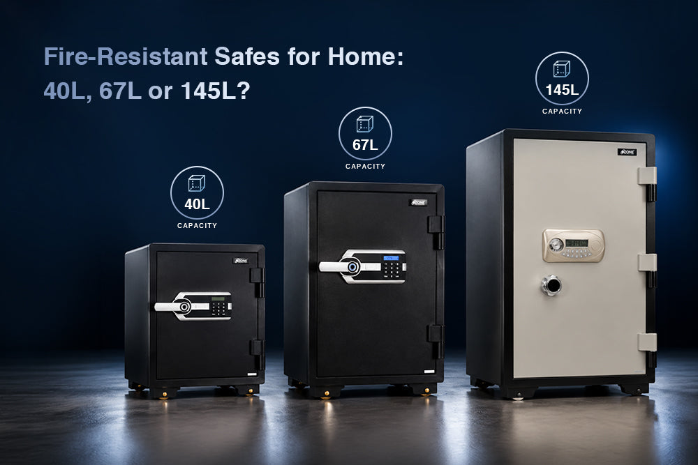 Fire-Resistant Lockers for Home: 40L, 67L or 145L?