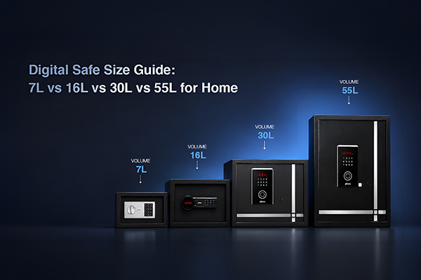 Digital Safe Size Guide: 7L vs 16L vs 30L vs 55L for Home