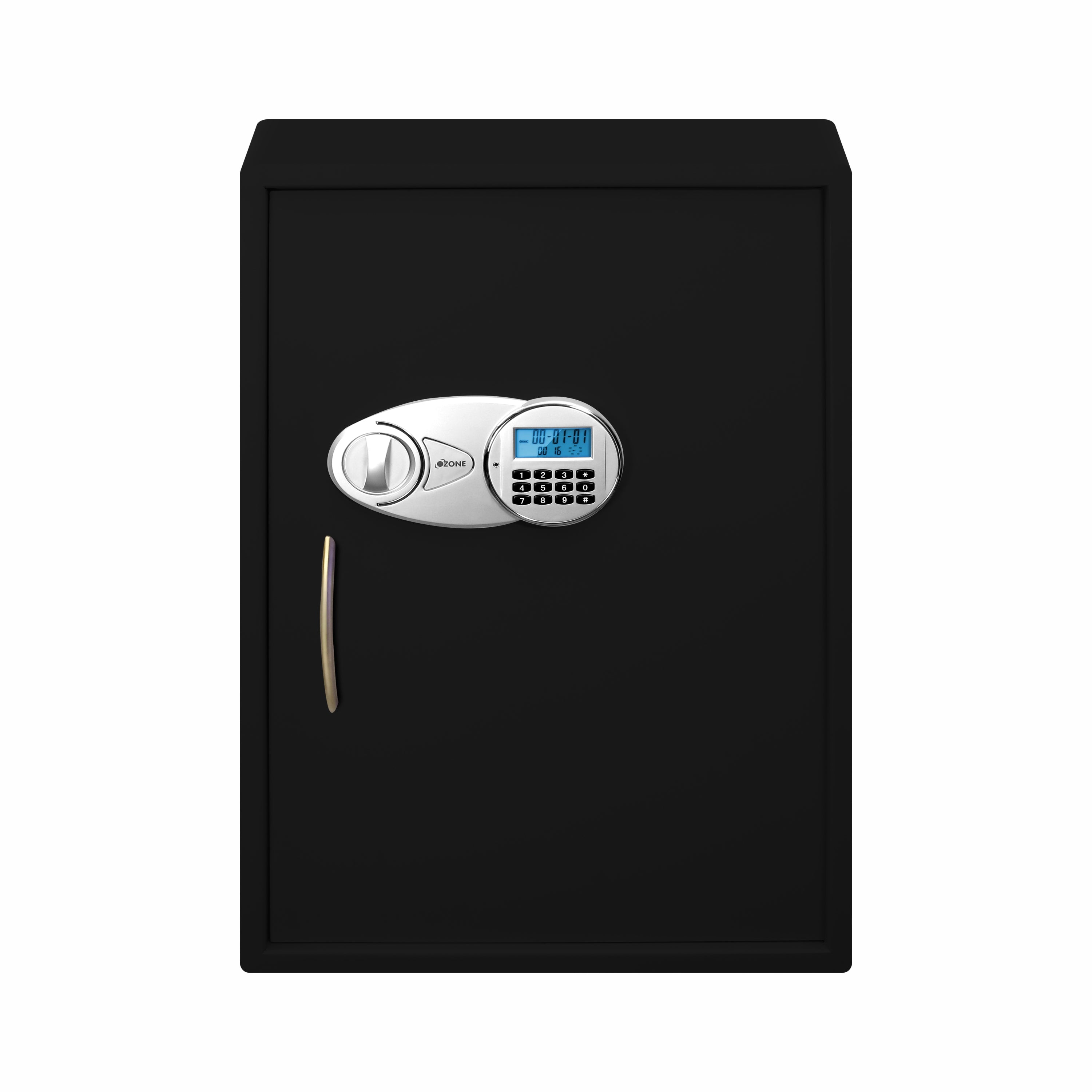 Ozone Multi-purpose Safe for Homes & Retail Spaces | 2-way Access | Password & Emergency Key (Black & Grey, 95.4 Ltrs.)