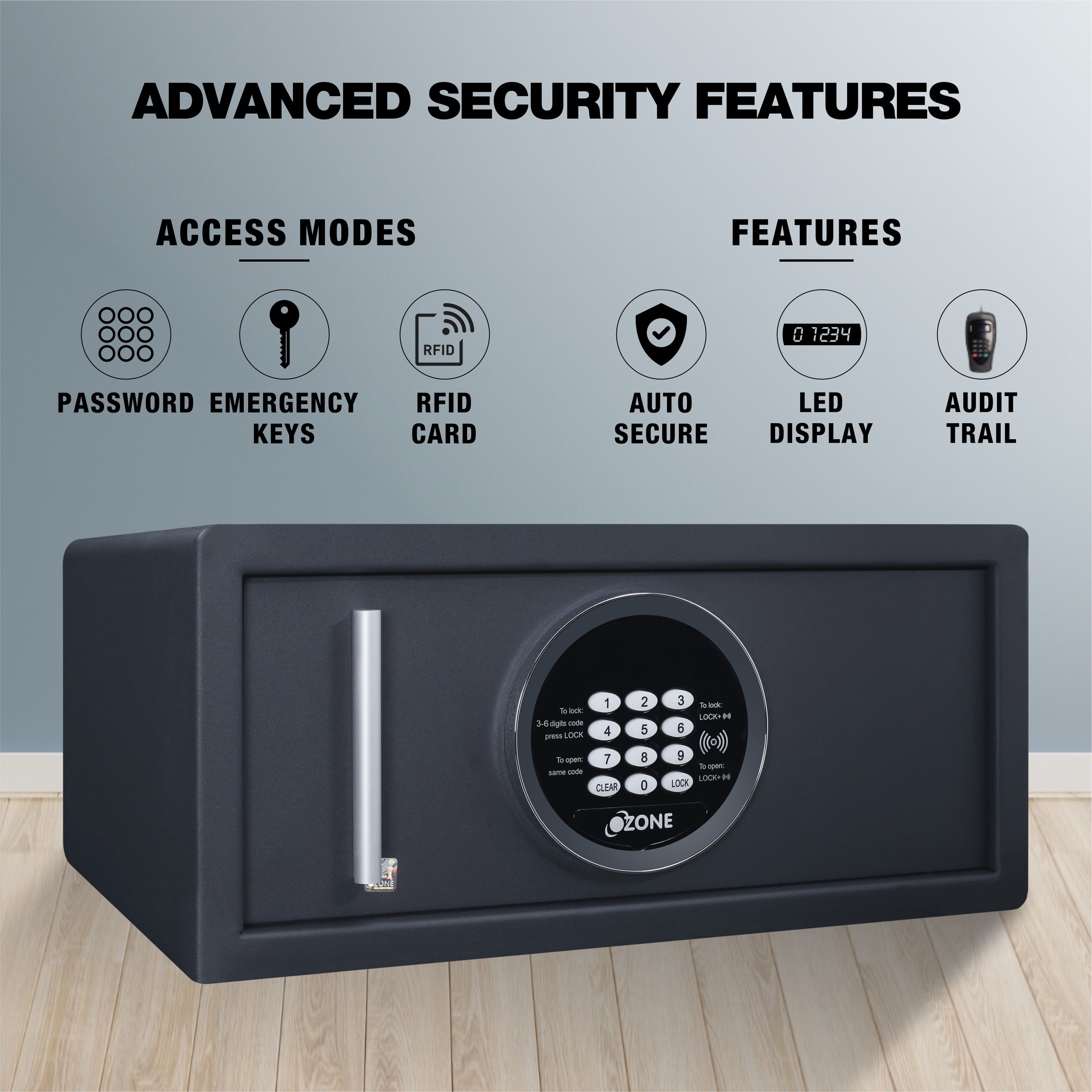 Ozone Jade | Digital Safe | 26 Litres image 2