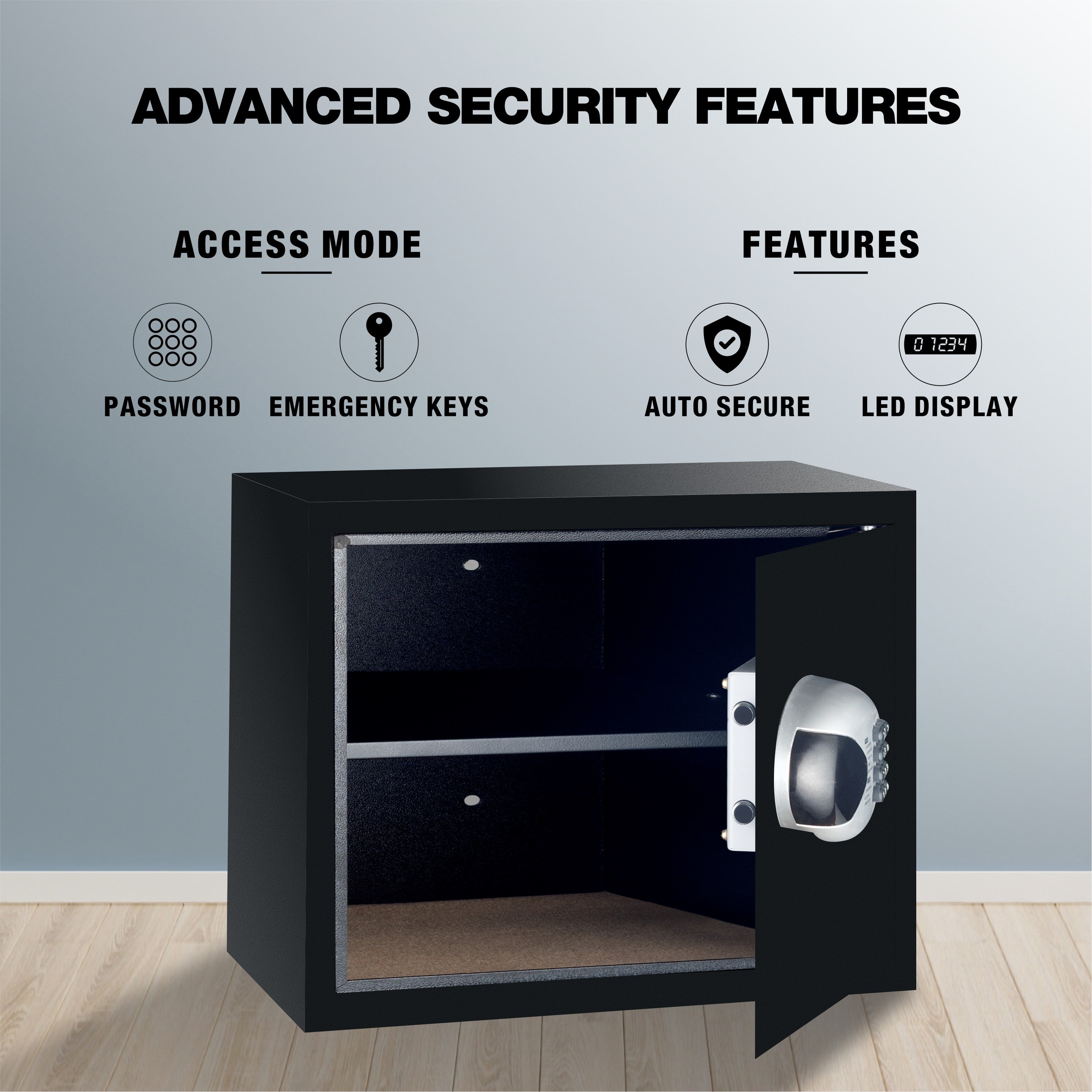 Ozone Safilo Digital- 11 | Digital Safe | 15.94 Litres image 2