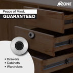 Ozone 55-F Smart Furniture Lock with Fingerprint Access for Wooden Cabinets, Wardrobes & Drawers - Ozone Group