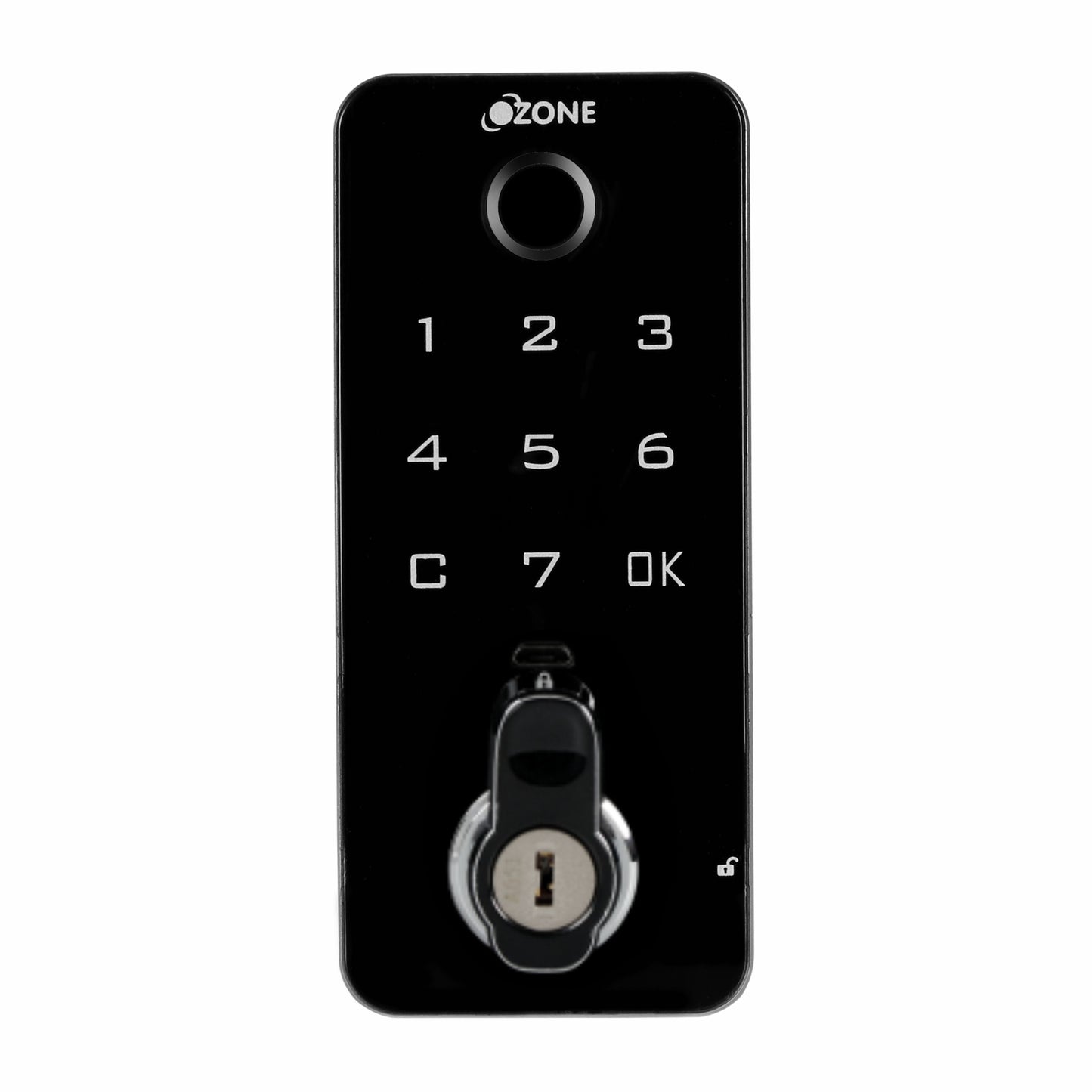 Ozone 101 Smart Furniture Lock with Password & Key Access | For Wooden/Metal Cabinets & Wardrobes