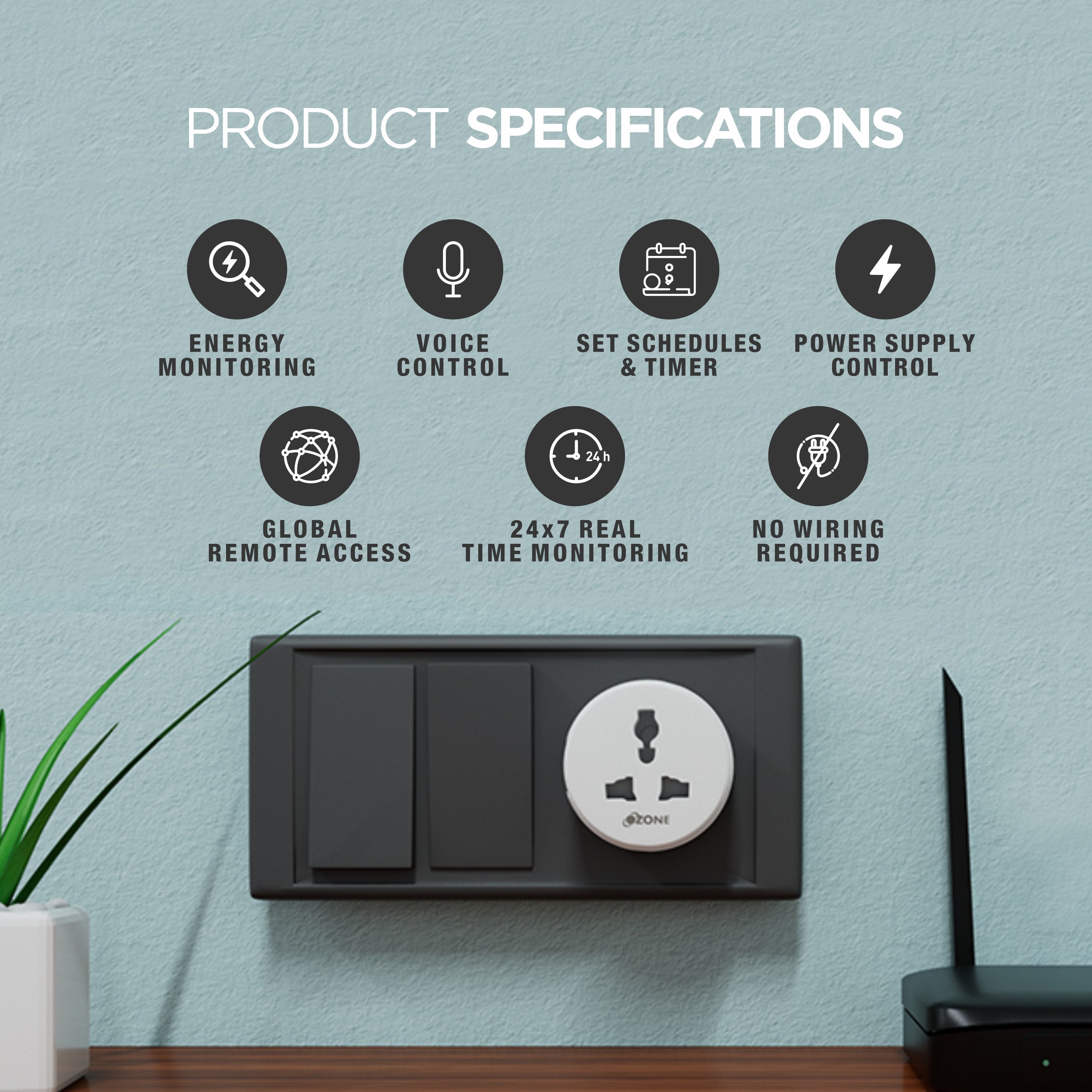 Ozone 10A Smart Plug - Ozone Group