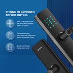 Ozone Morphy Life Lite Wi-Fi Smart Lock with 5-way access | Door Thickness: 35-80 mm - Ozone Group