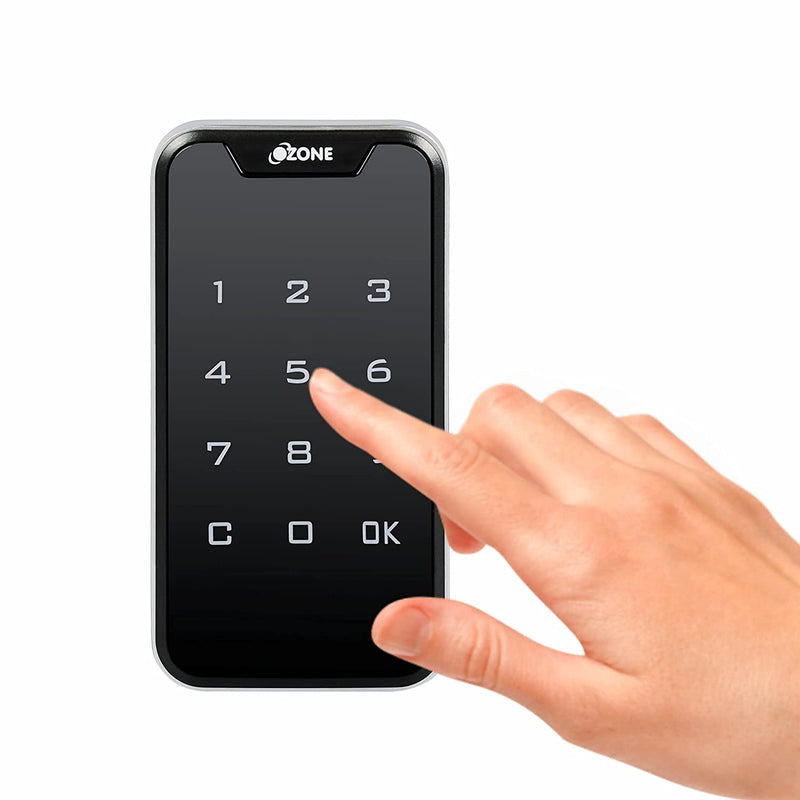 Ozone OZFL-201-Life PW, Smart Password Furniture Lock with Remote Unlocking - Black
