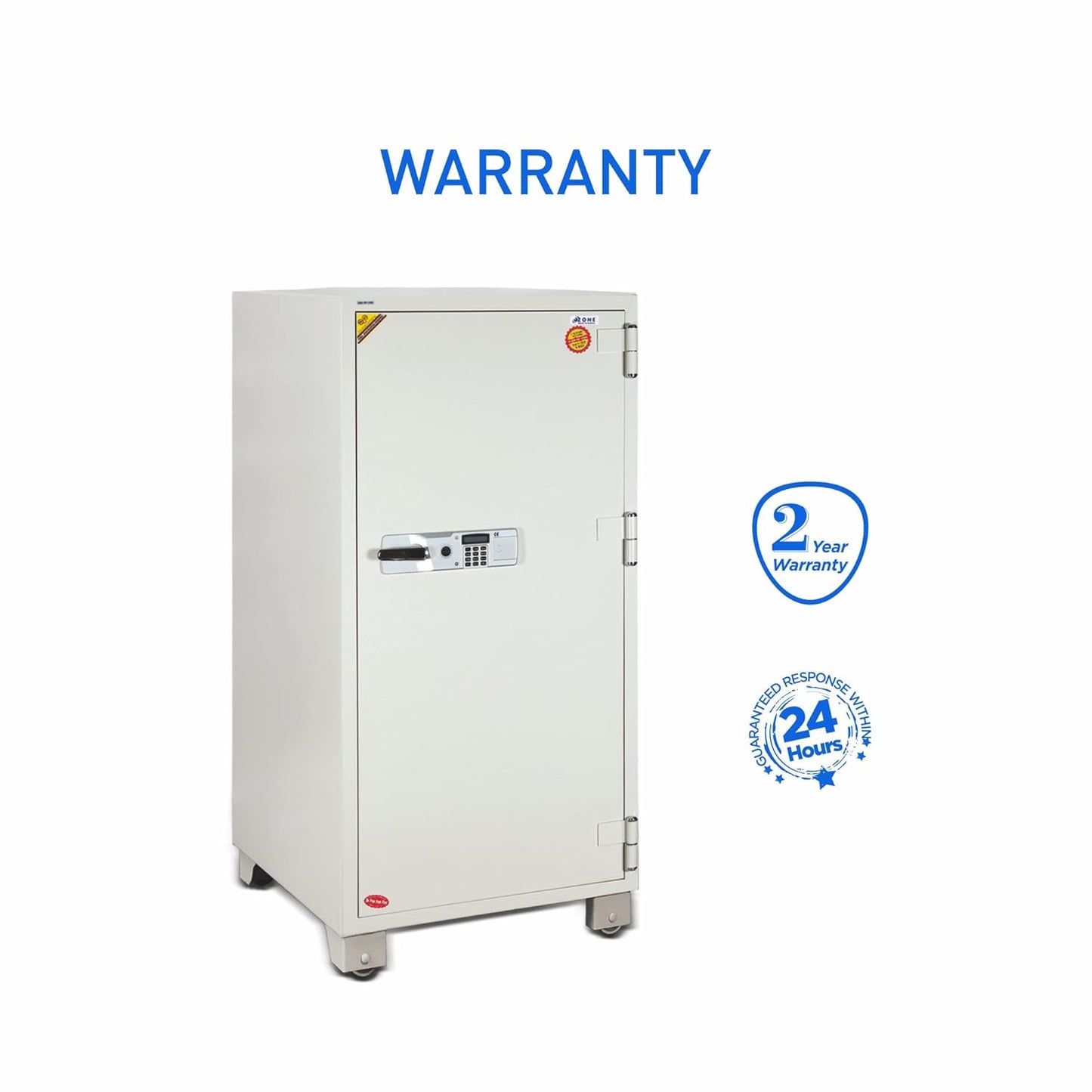 Ozone Fire-resistant Safe for Home & Business | 2-way Access | Password & Emergency Key (230 Ltrs.)