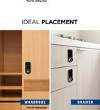 Ozone 301 Vertical Smart Furniture Lock with Password & Key Access | For Wooden/Metal Cabinets & Wardrobes - Ozone Group