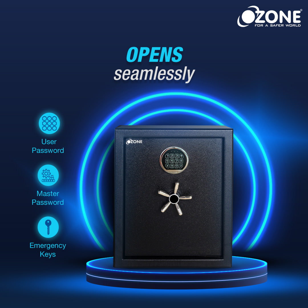 Ozone Fort AB Digi 66 | Anti-burglary Digital Safe | 78 Litres image 2
