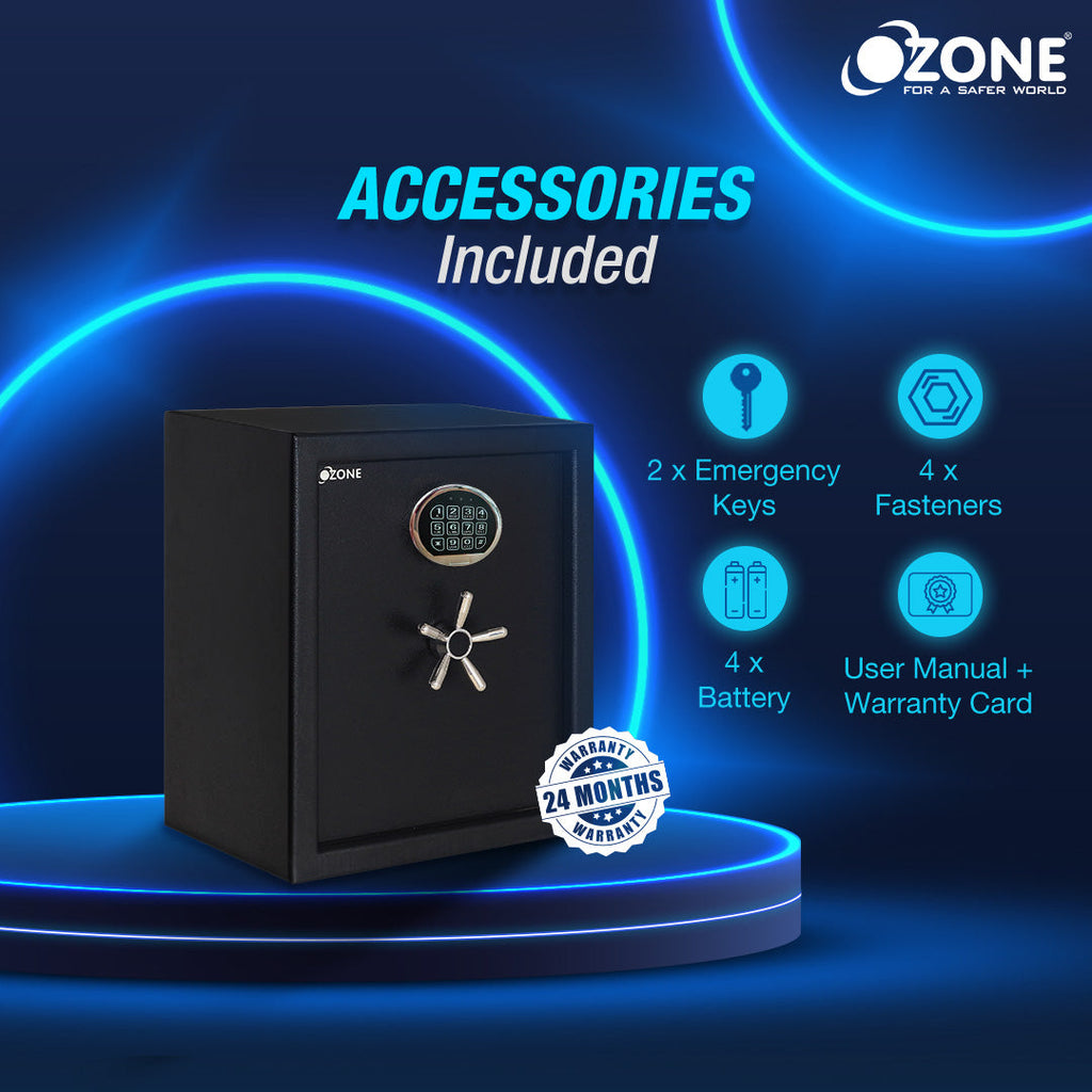 Ozone Fort AB Digi 66 | Anti-burglary Digital Safe | 78 Litres image 3