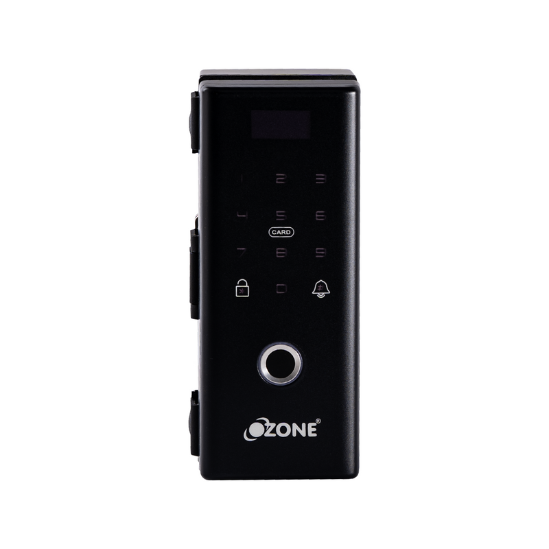 Ozone OZ-FGL-Life G2W, RFID Fingerprint Glass Door Lock with Remote and Mobile Application, For Glass To Wall Door Lock