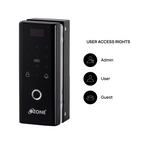 Ozone Wi-Fi Glass Door Lock with 3-way access | Door Thickness: 10-12 mm (Glass-to-Wall) - Ozone Group