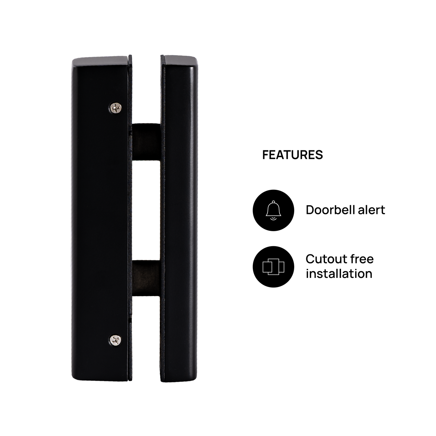 Glass Door Lock (G2W) with 4-way Unlock for Internal Doors | Free Installation | Door Thickness: 10-12 mm