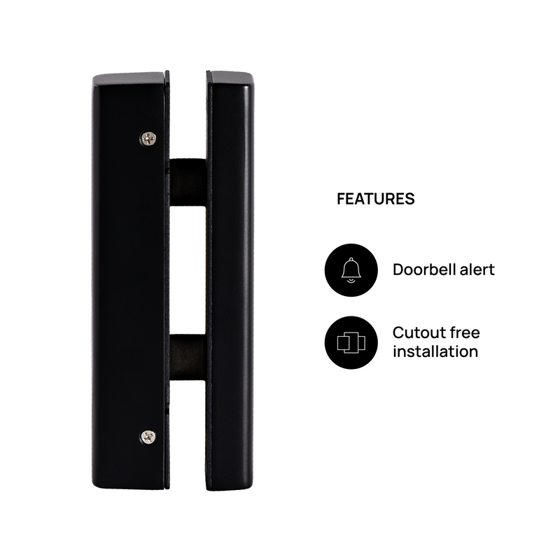 Ozone OZ-FGL-Life G2W, RFID Fingerprint Glass Door Lock with Remote and Mobile Application, For Glass To Wall Door Lock