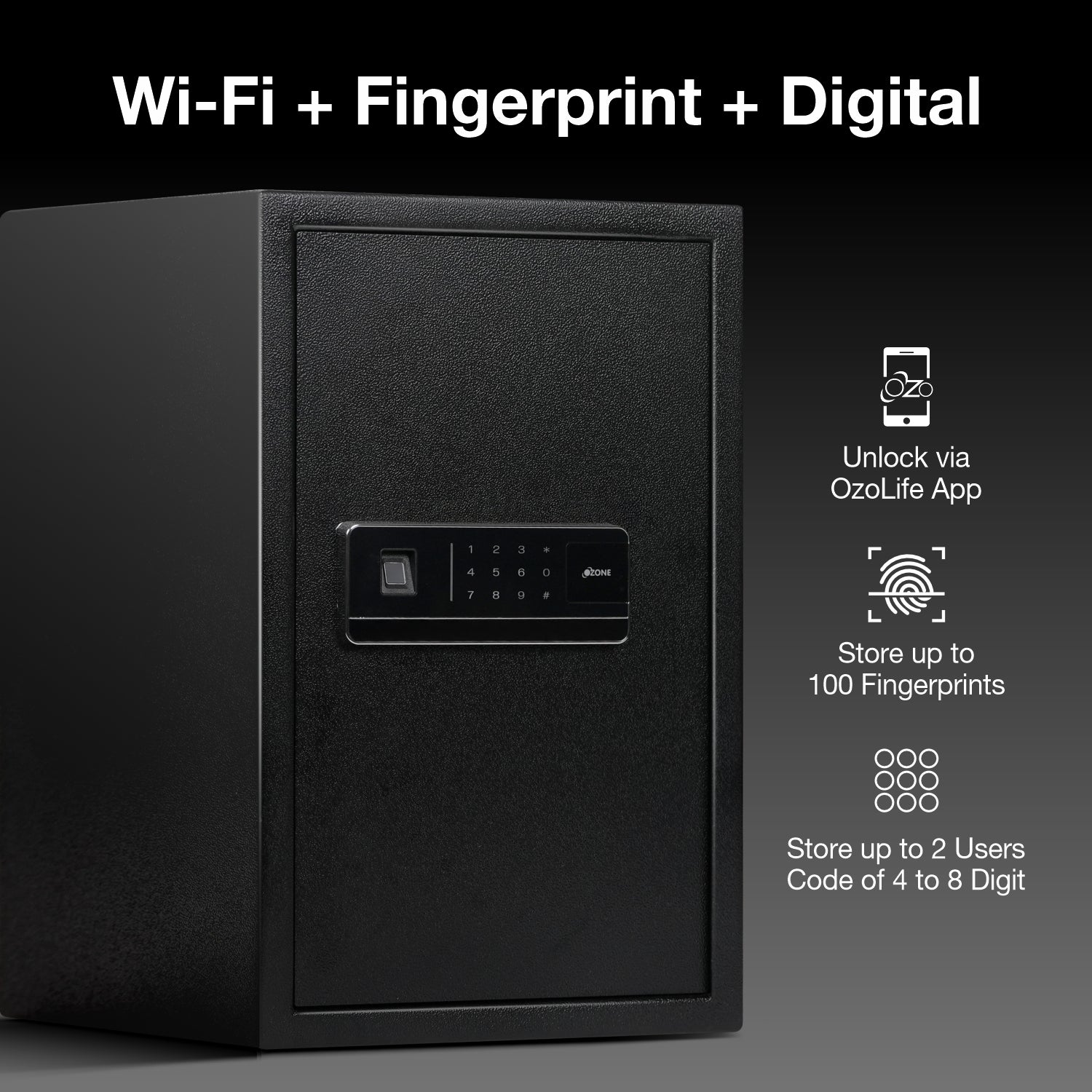 Ozone Bio Vault Life 55 | Wi-Fi Safe | 55 Litres