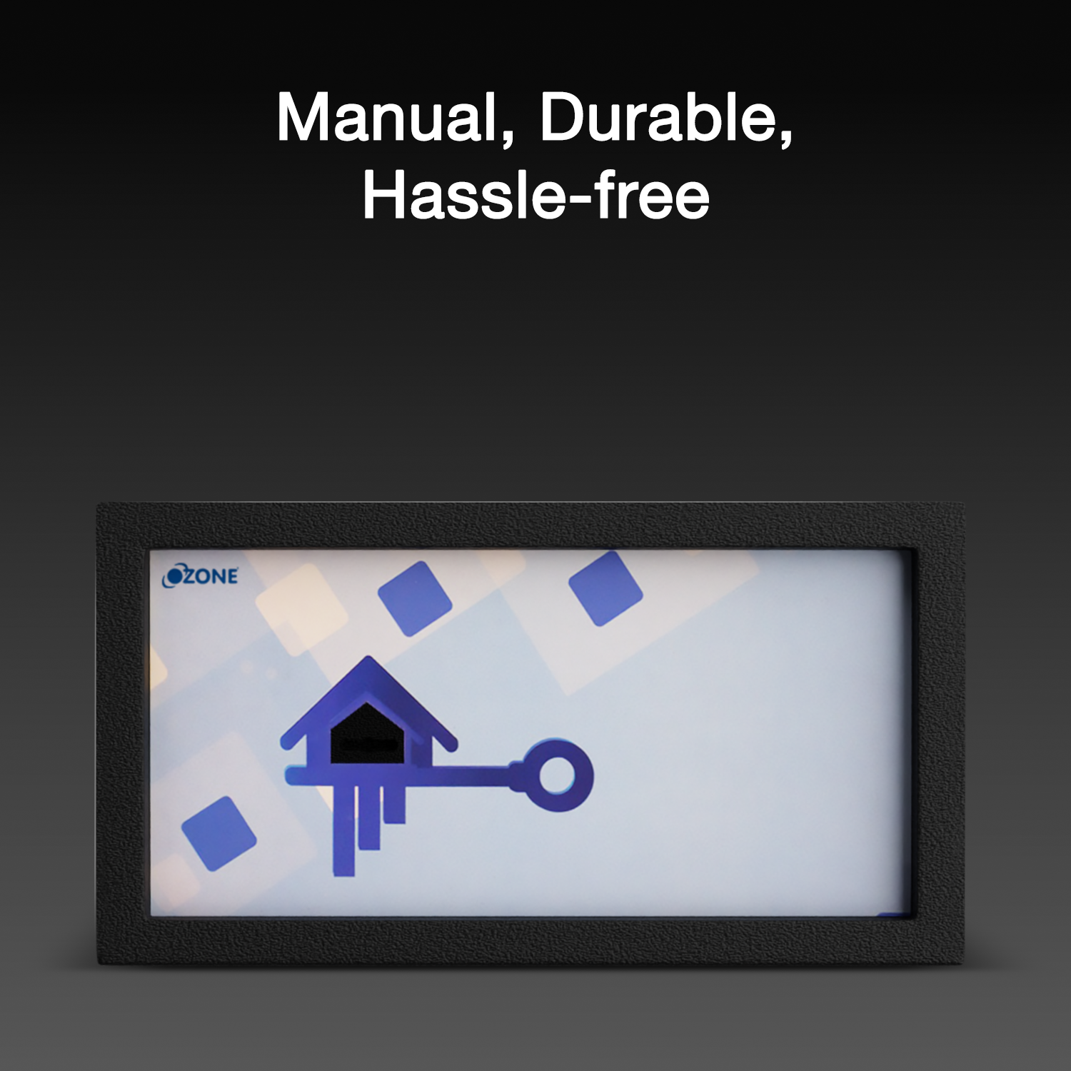 Ozone 10 Litres Manual Safe Locker for Home & Office – Manual Lock, 1-Way Unlocking (Manual Key), Size: 200H x 350W x 200D mm, Weight: 5.9kg, 2-Year Warranty - Ozone Group