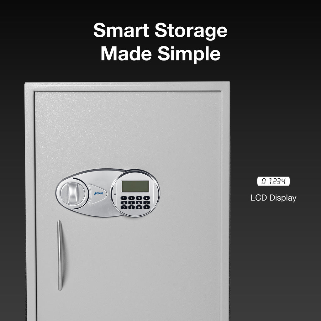 Ozone Eco-BB-77 | Digital Safe | 95.4 Litres (Grey)