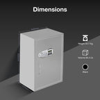 Ozone Eco-BB-77 | Digital Safe | 95.4 Litres (Grey)