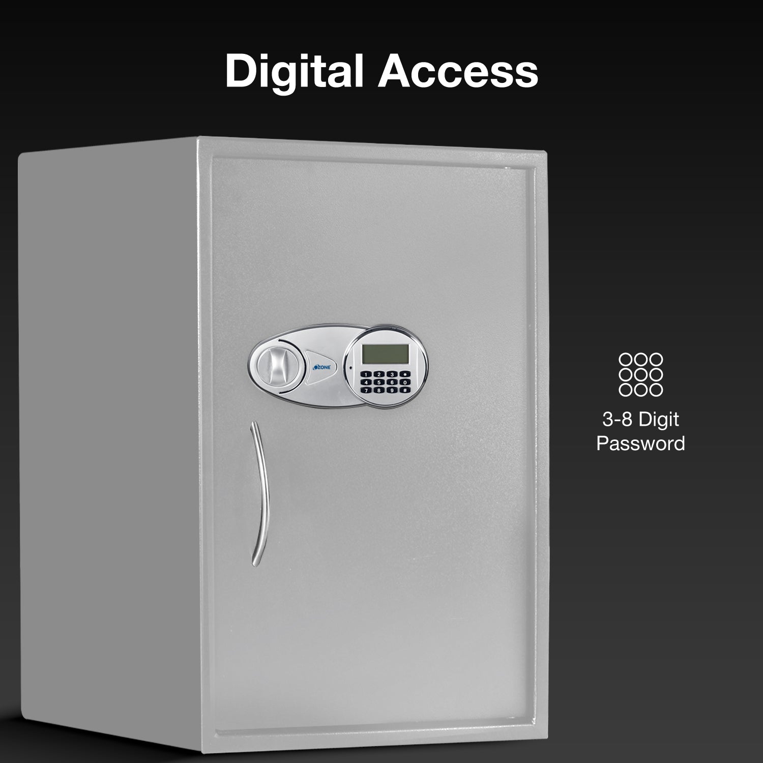Ozone Eco-BB-77 | Digital Safe | 95.4 Litres (Grey)