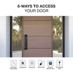 Ozone 3D Facial Recognition Smart Door Lock with 5-way access | Door Thickness: 45-120 mm - Ozone Group