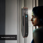 Ozone 3D Facial Recognition Smart Door Lock with 5-way access | Door Thickness: 45-120 mm - Ozone Group