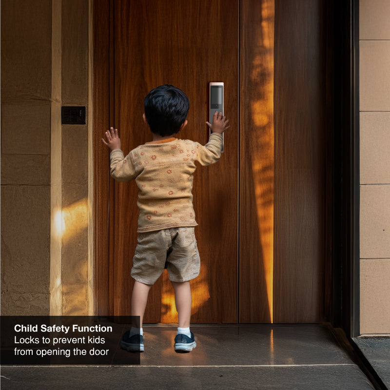 Ozone 3D Facial Recognition Smart Door Lock with 5-way access | Door Thickness: 45-120 mm - Ozone Group