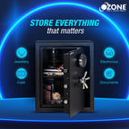 Ozone Fort AB Bio 66 | Anti-burglary Fingerprint Safe | 78 Litres