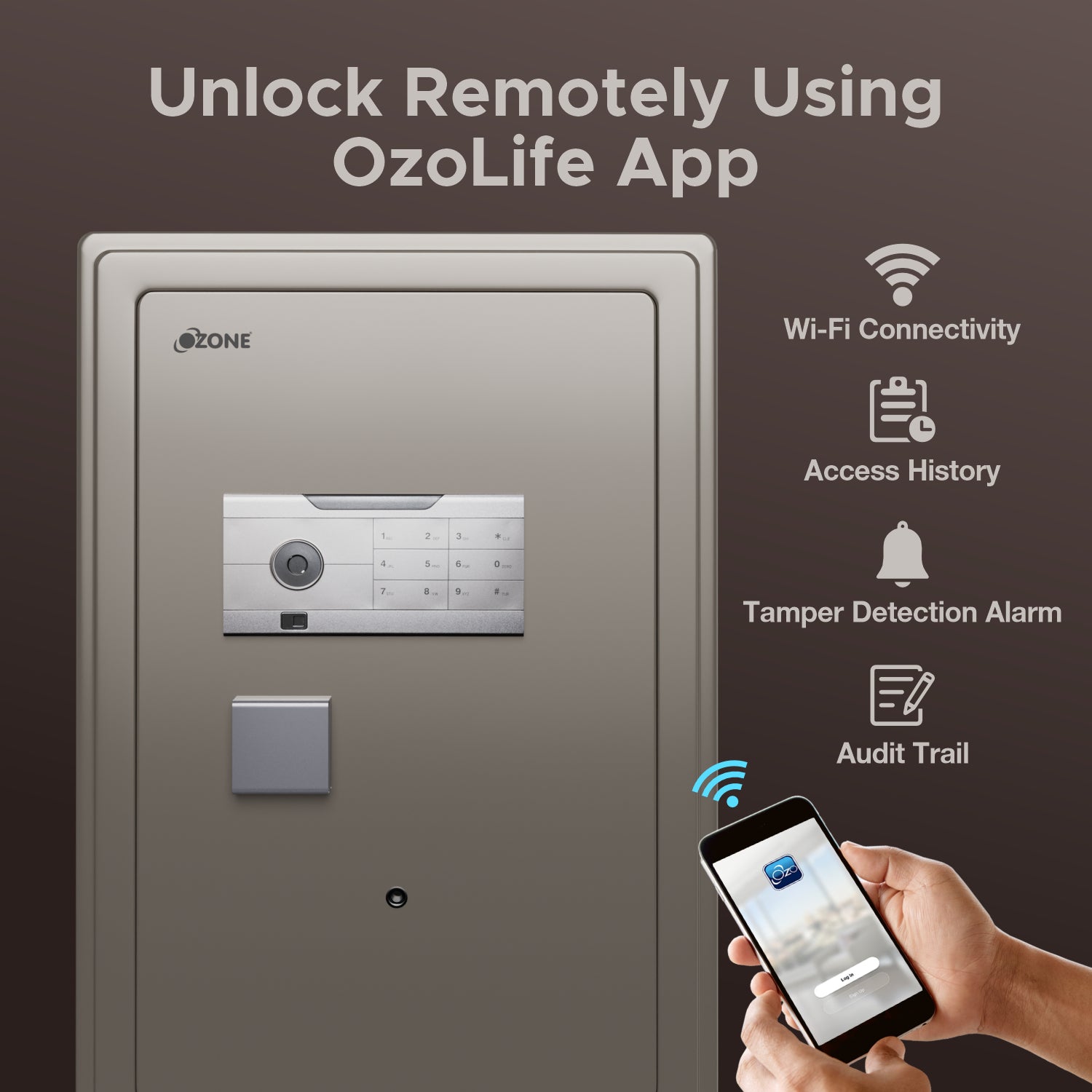 Ozone Hawk 90 | Luxury Jewellery Safe | 90 Litres