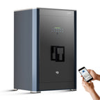 Exclusive Luxury Safe Locker for Home & Office – Fingerprint Lock, 3-in-1 Unlocking (OzoLife App, Fingerprint & Password), 2-Year Warranty