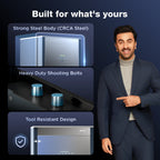 Exclusive Luxury Safe Locker for Home & Office – Fingerprint Lock, 3-in-1 Unlocking (OzoLife App, Fingerprint & Password), 2-Year Warranty