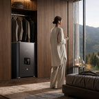 Exclusive Luxury Safe Locker for Home & Office – Fingerprint Lock, 3-in-1 Unlocking (OzoLife App, Fingerprint & Password), 2-Year Warranty