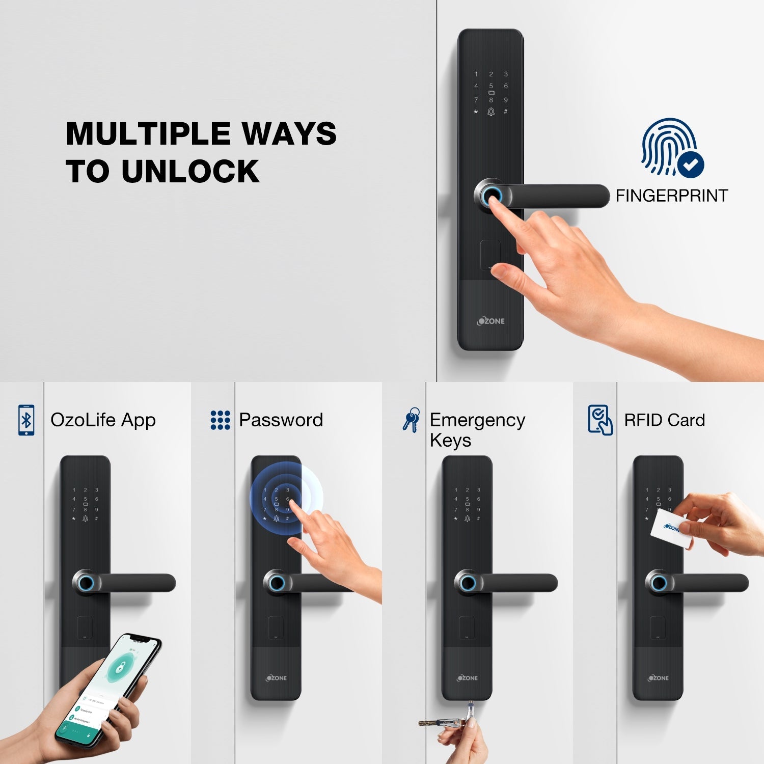 Buy Ozone OZ-FDL-01 Life Nxt Smart Door Lock | Ozokart – ozokart