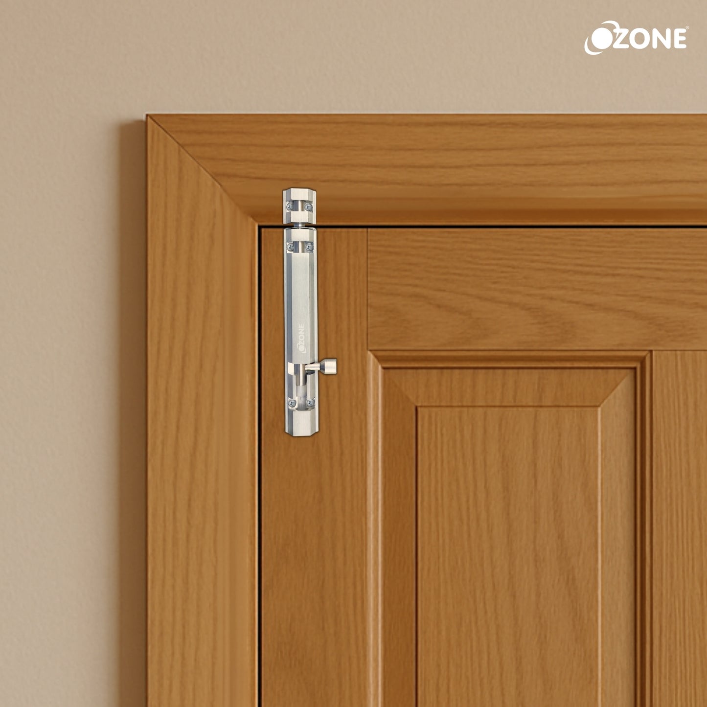 Ozone Aluminium TowerBolt - 6 | Durable & Corrosion-Resistant for Interior Wooden Doors