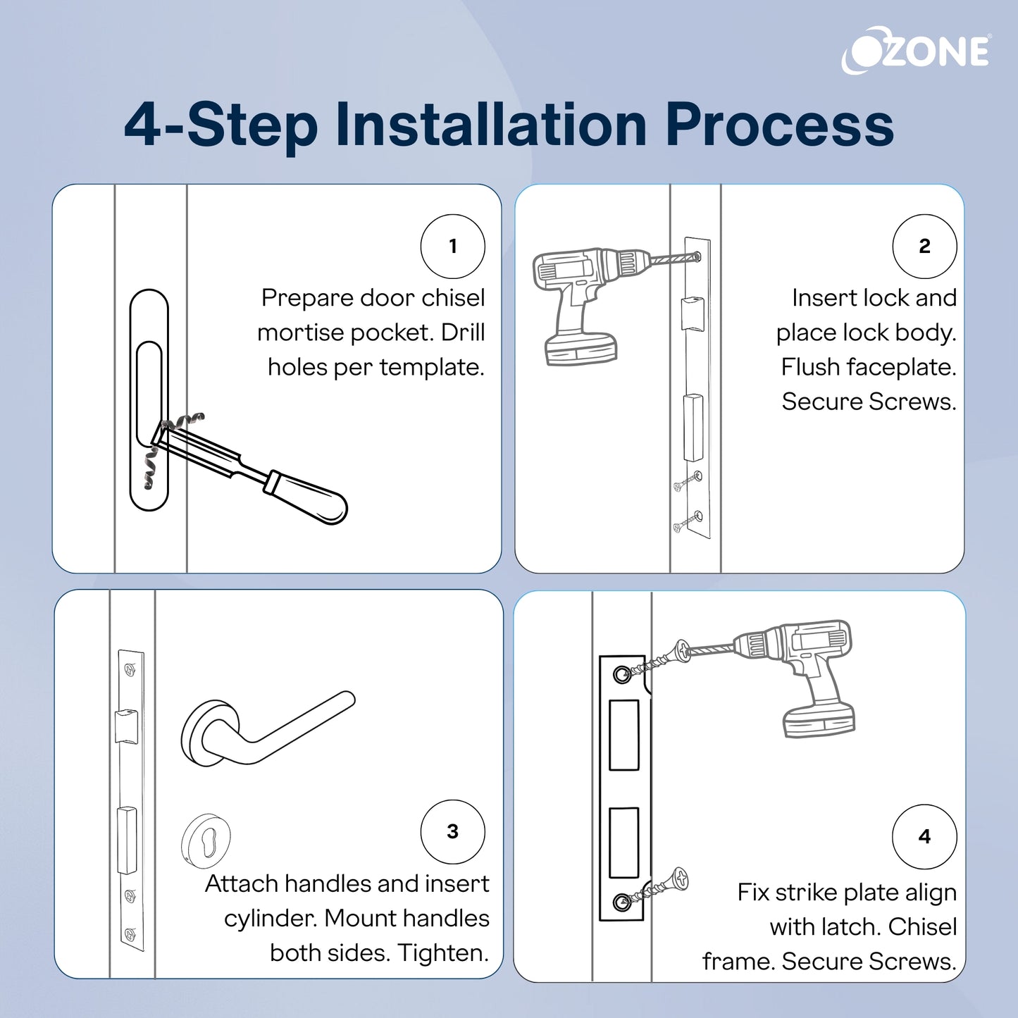 Zinc Handle On KY Series|Perfect for Wooden Doors