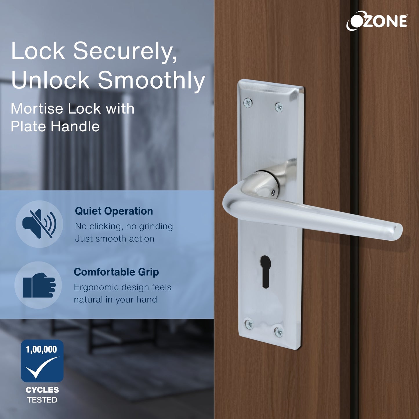 Zinc Handle On KY Series|Perfect for Wooden Doors