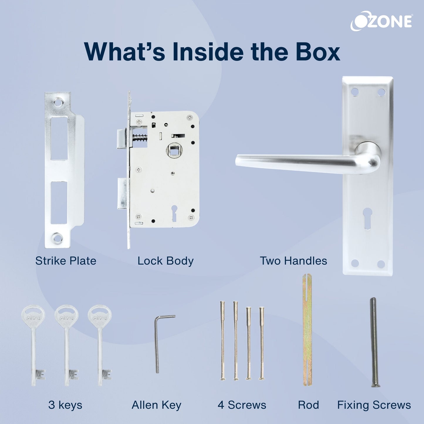 Zinc Handle On KY Series|Perfect for Wooden Doors