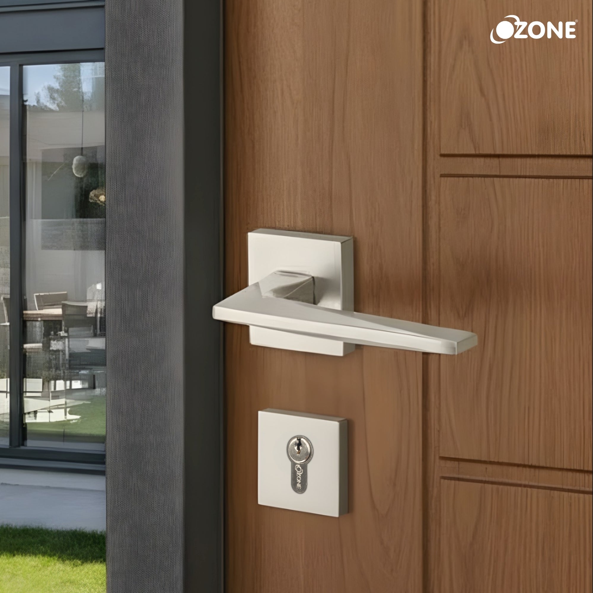 Ozone Zinc Handle On Rose Combi-set| 1-Year Warranty