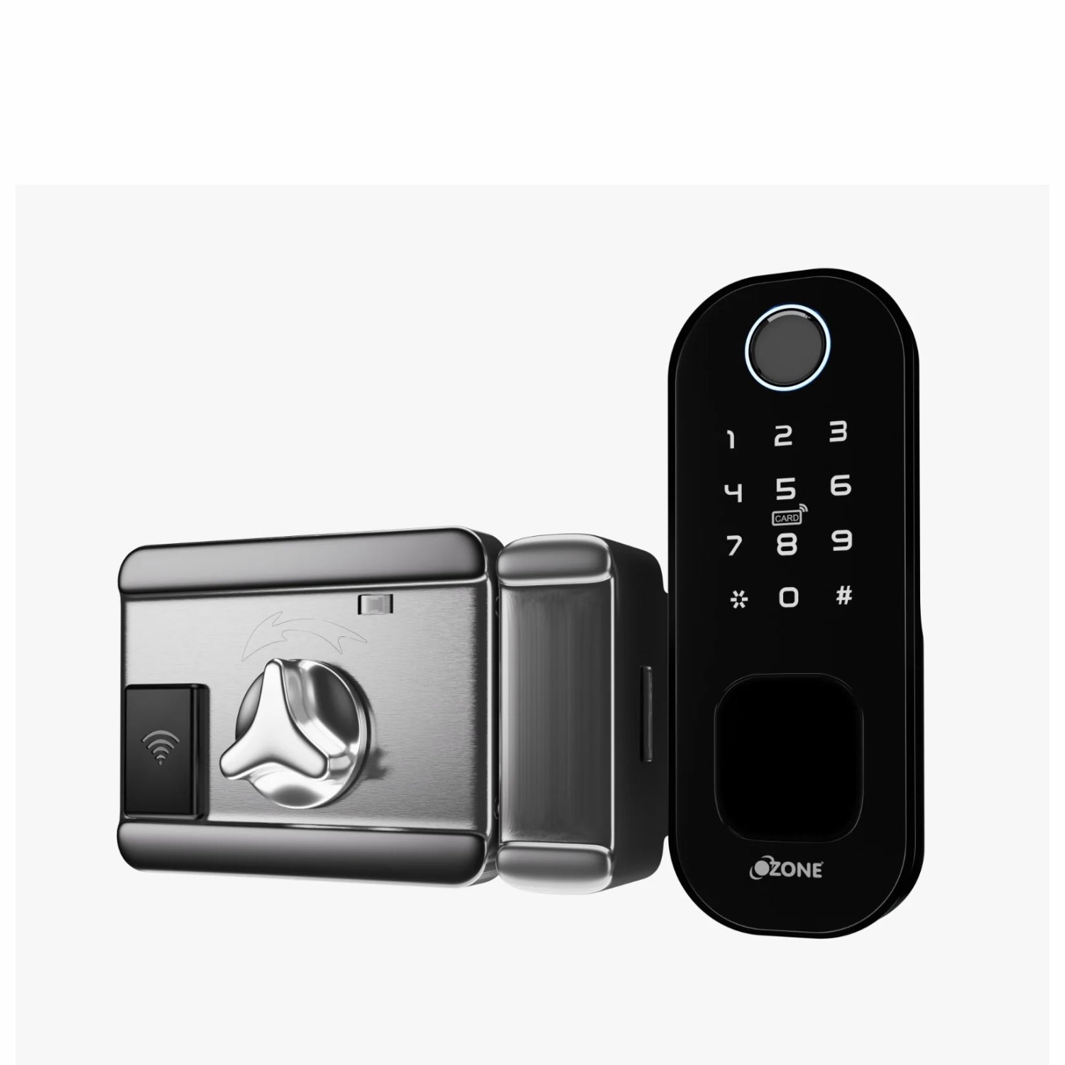 Ozone Cleo Wi-Fi Smart Door Lock with 4-way access | Door Thickness: 20-65 mm - Ozone Group