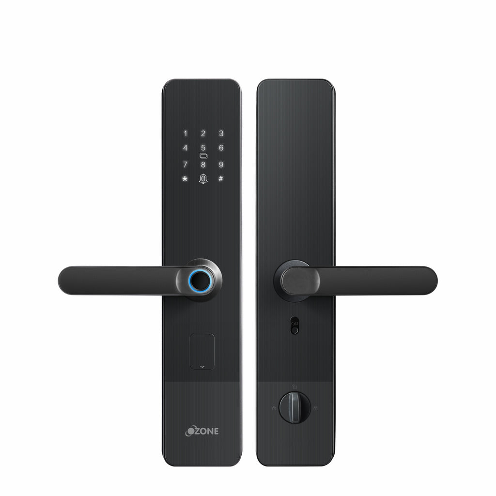 Ozone Morphy NXT Bluetooth Smart Door Lock with 4-way access | Door Thickness: 35-80 mm (Grey)