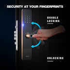 Ozone Morphy NXT Rose Gold Bluetooth Smart Lock With OzoLife Wi-Fi Bridge/Gateway - Ozone Group