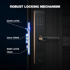 Ozone Morphy NXT Rose Gold Bluetooth Smart Lock With OzoLife Wi-Fi Bridge/Gateway - Ozone Group