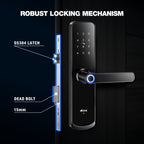 Ozone Morphy Eco Bluetooth Smart Door Lock with 4-way access | Door Thickness: 35-80 mm