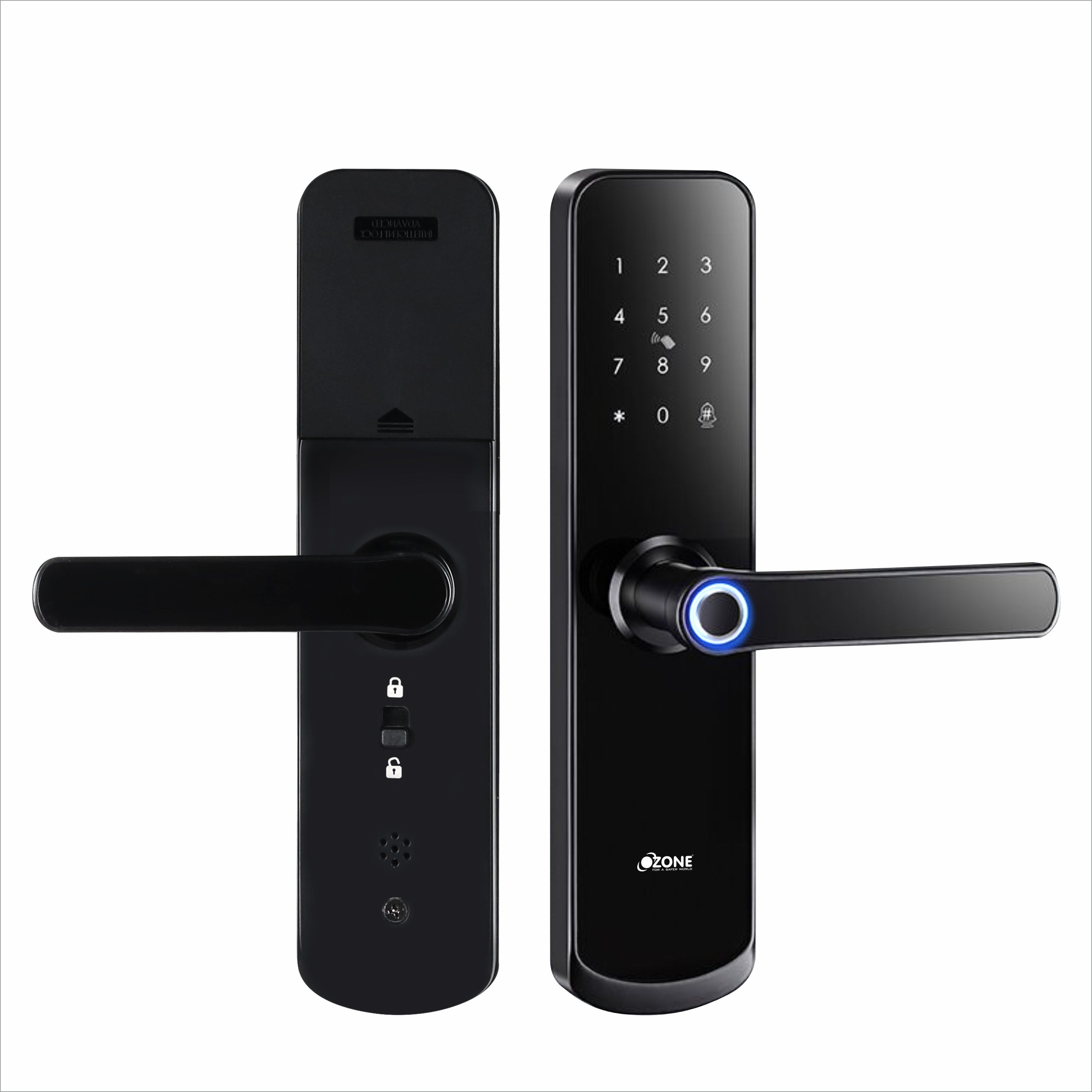 Ozone Morphy Eco Wi-Fi Smart Door Lock with 4-way access | Door Thickness: 35-80 mm